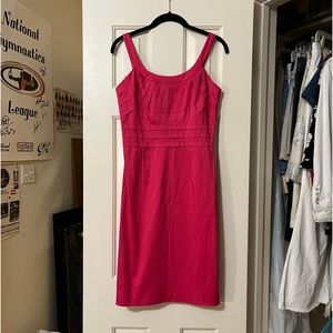 pink Calvin Klein dress